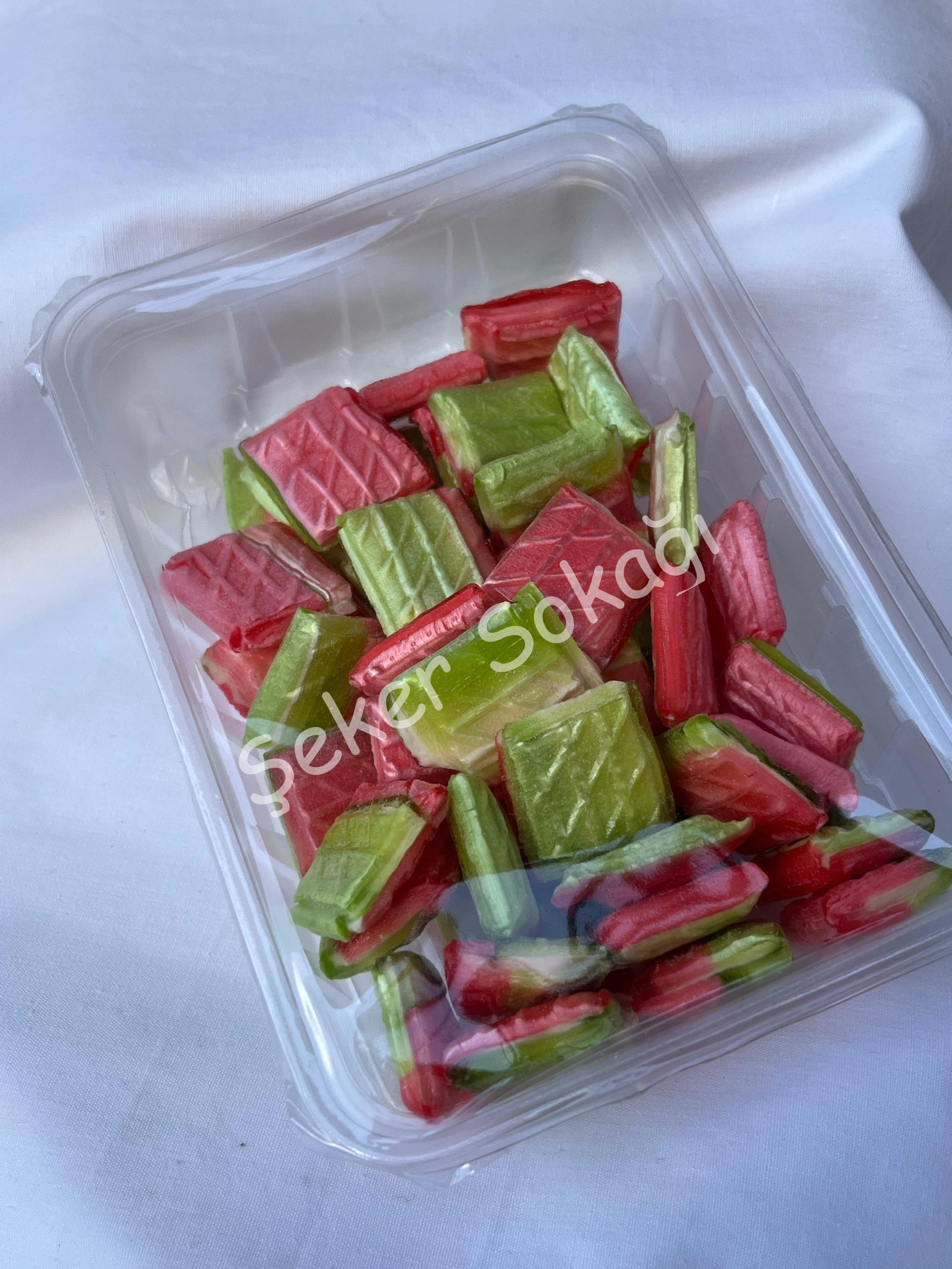 200gr Karpuz Aromalı Kare Şeker