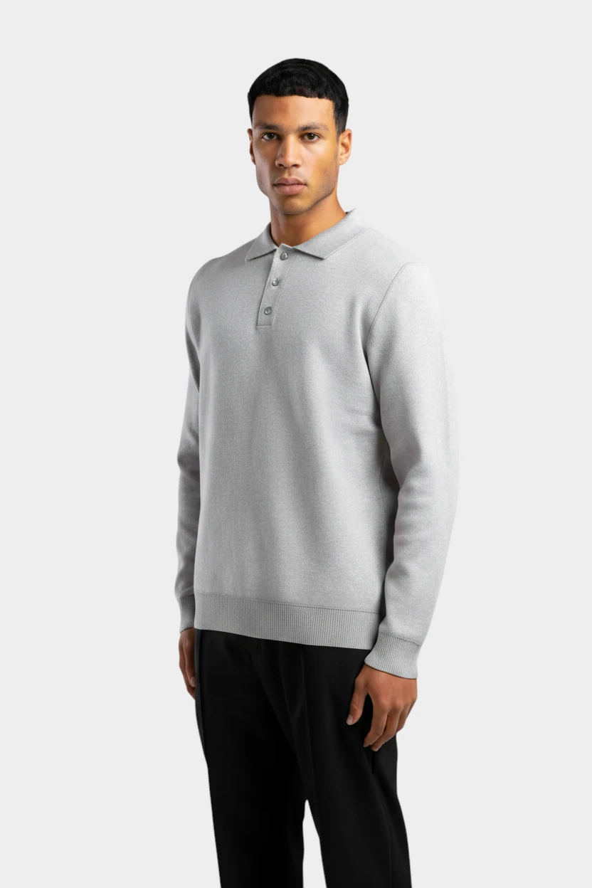 YÜN POLO KAZAK GRİ