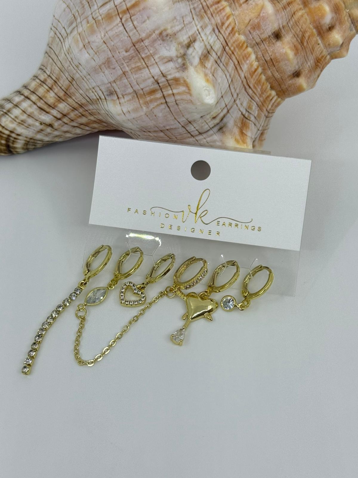 Vip 6 lı set küpe