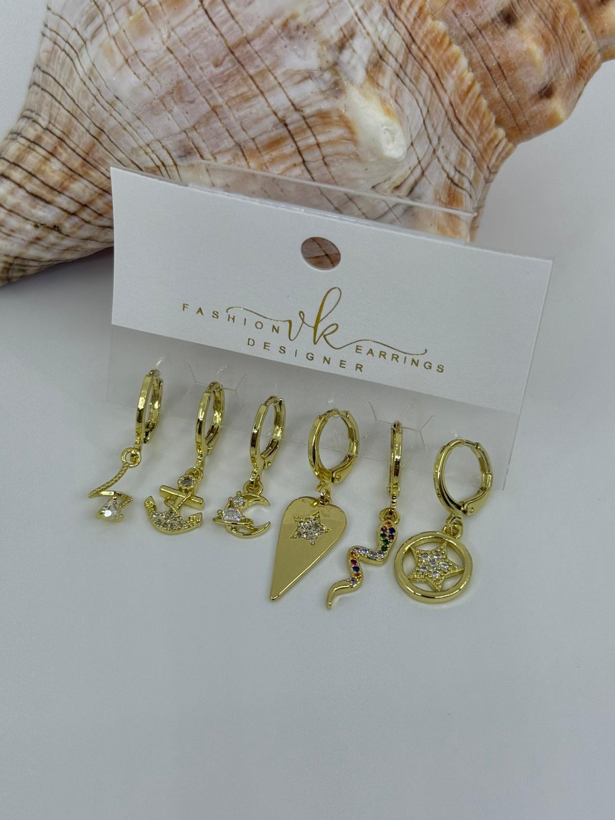Vip 6 lı set küpe