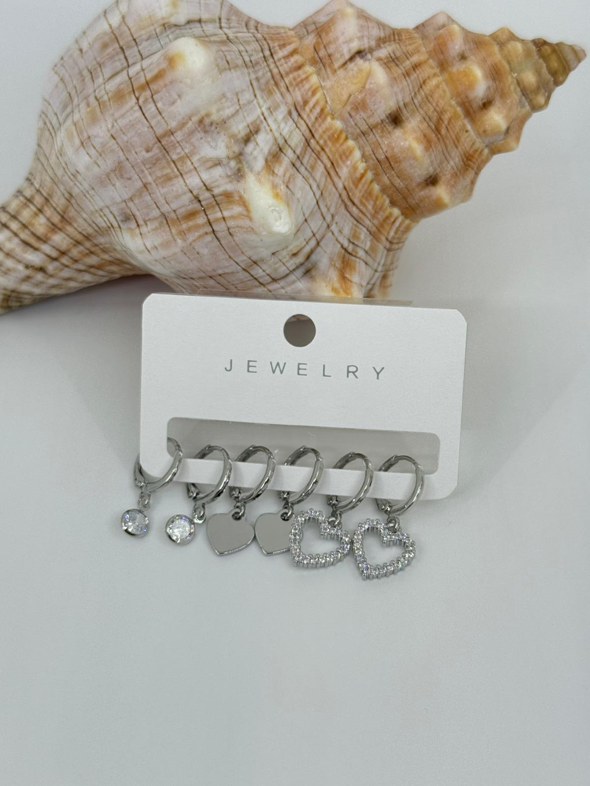 Vip 6 lı set küpe