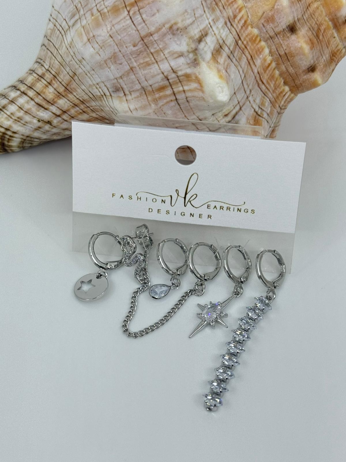 Vip 6 lı set küpe