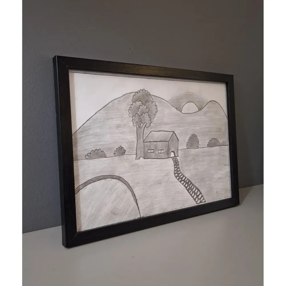 Mrt Ahşap A4 Çerçeve (21x30 ) Siyah,Plexili ,Belge Çerçevesi, Dikey veya Yatay Kullanılabilir