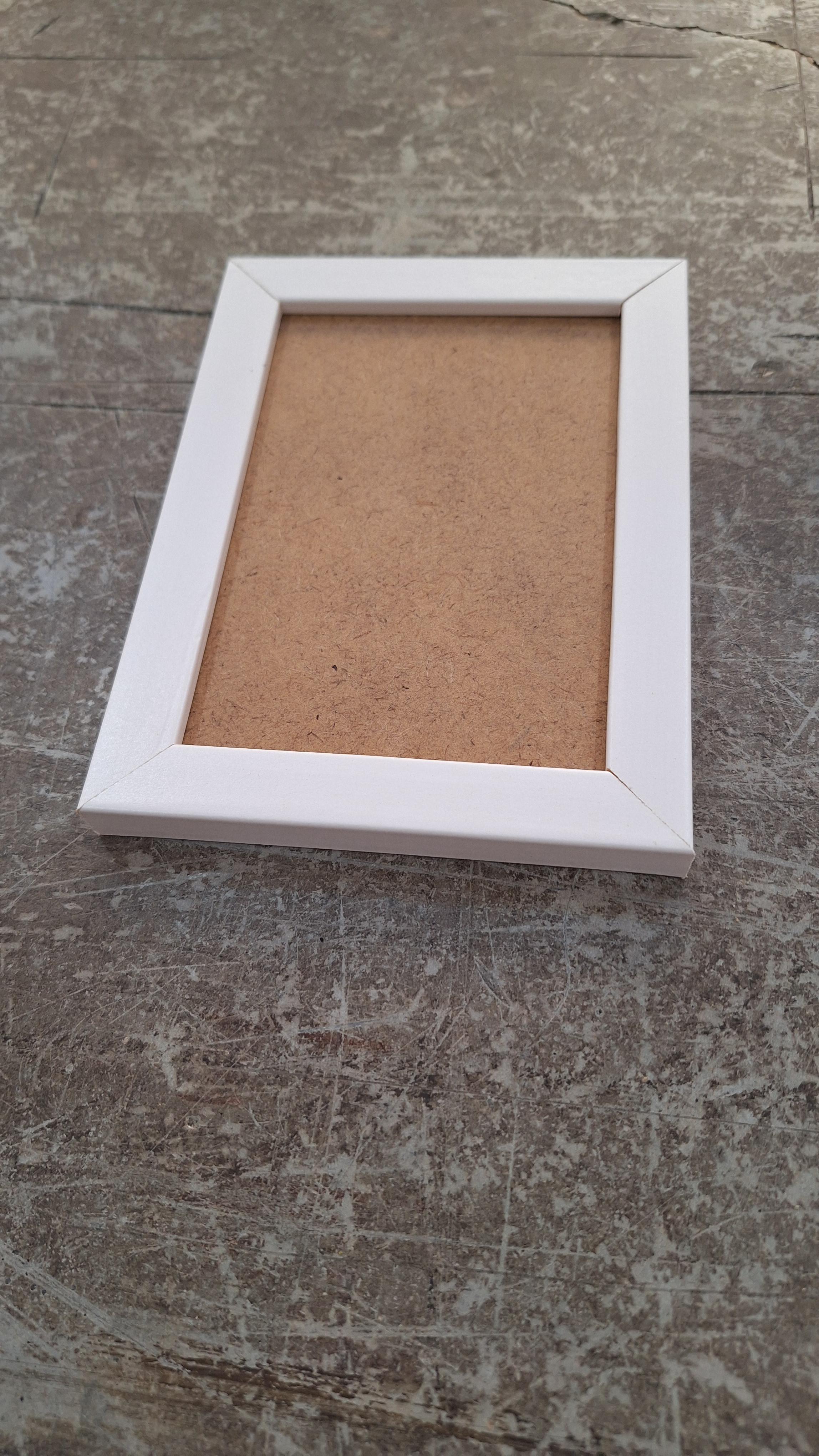Beyaz çerçeve A6 (10,5x15 cm) 10 adet