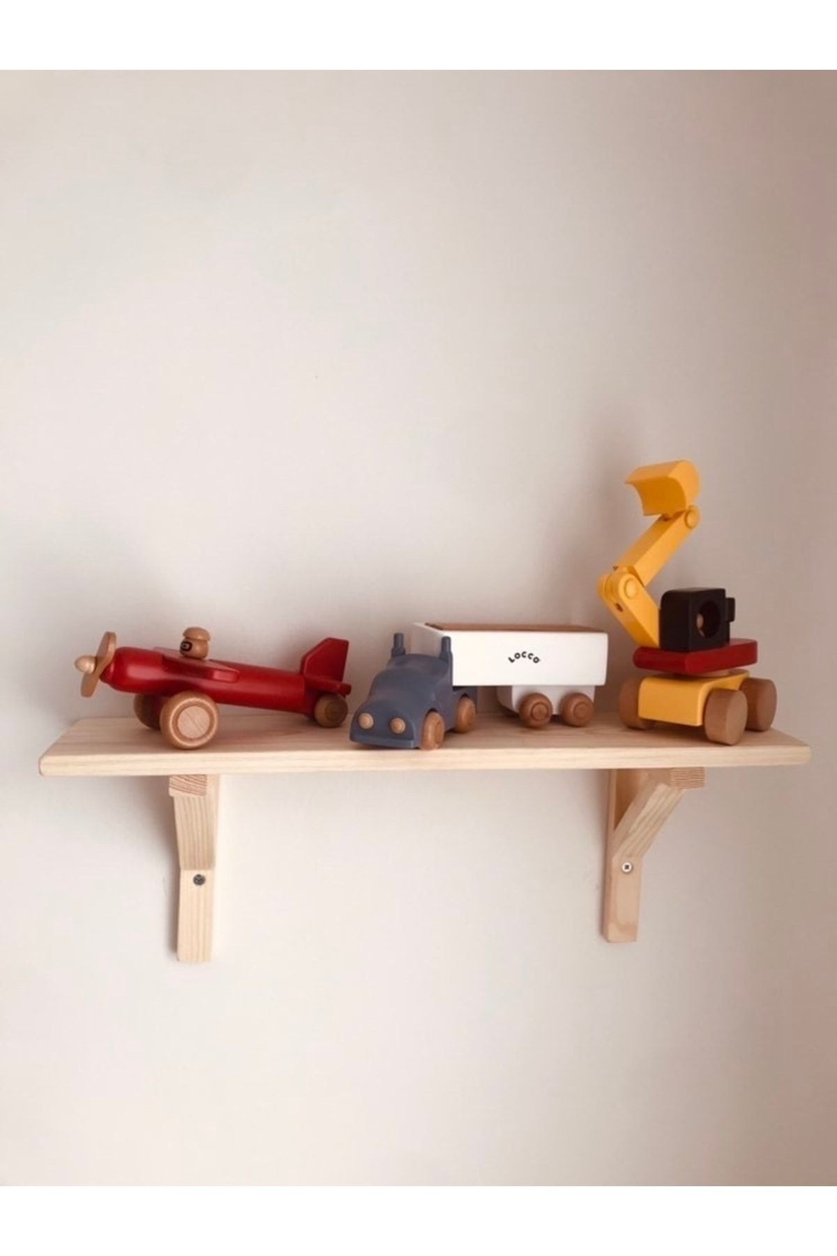 Ahşap Raf 60 Cm Çam Ağacından