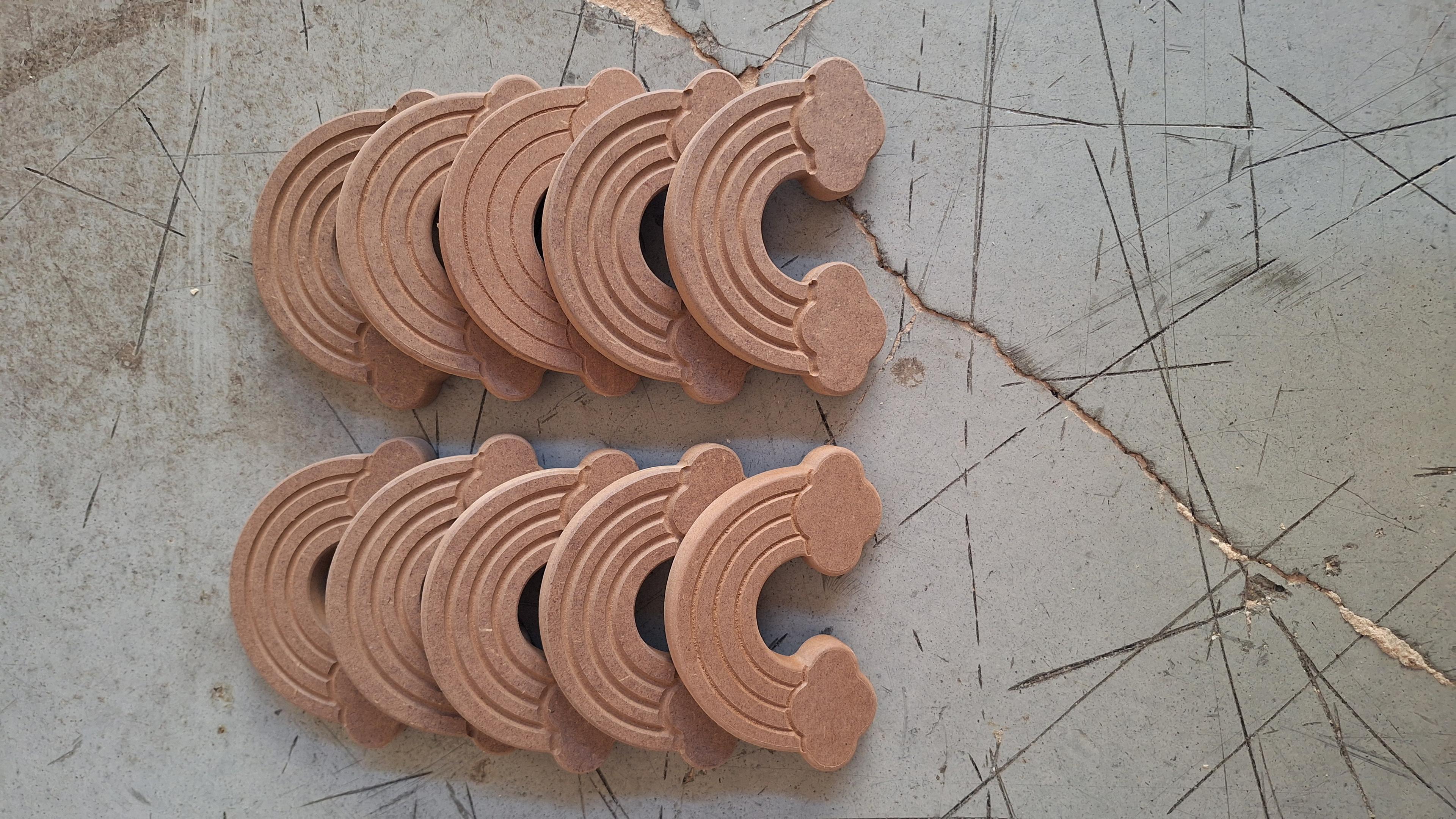 Ahşap Gökkuşağı 18 mm mdf 10 adet 