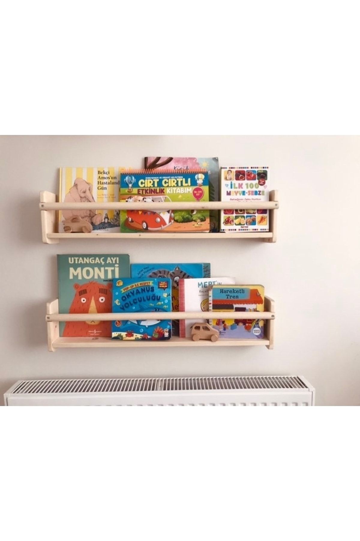 Montessori Raf Yuvarlak Çıtalı 75 Cm 2 Adet