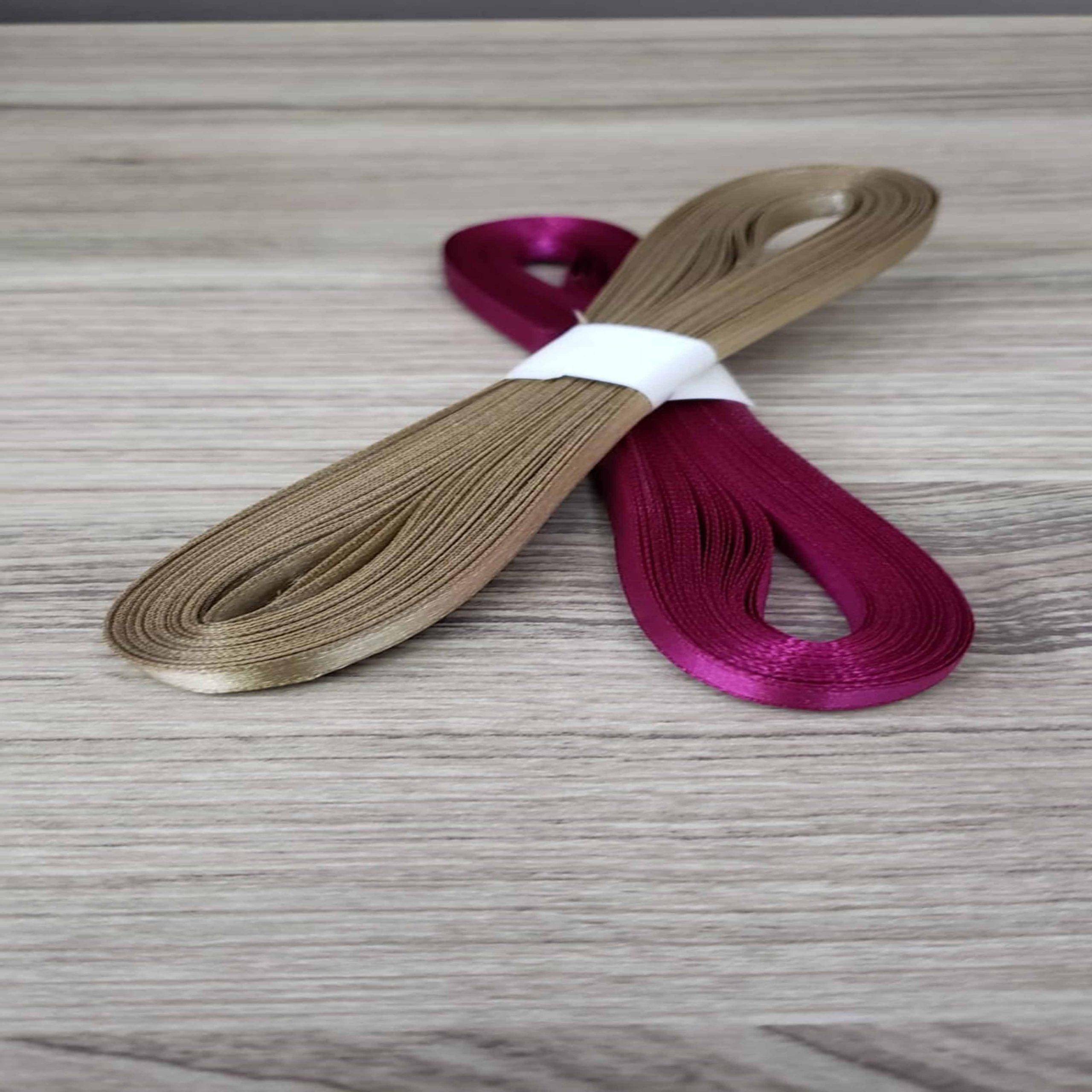 Saten Kurdele 6 mm 10 Metre