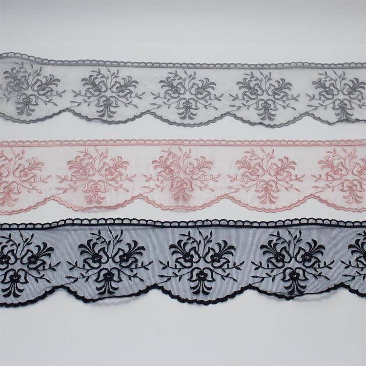 6,5 - 8 cm Çiçek Desenli Grek Güpür 1 Metre