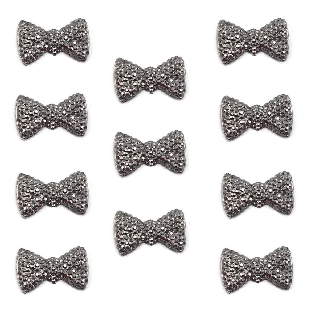 Polyester Fiyonk ( Papyon ) Süs 100 Adet Hematit
