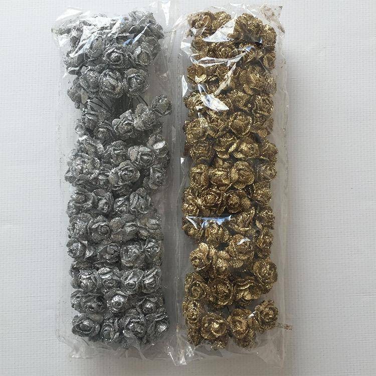 Simli Kağıt Gül (Çiçek) Paket