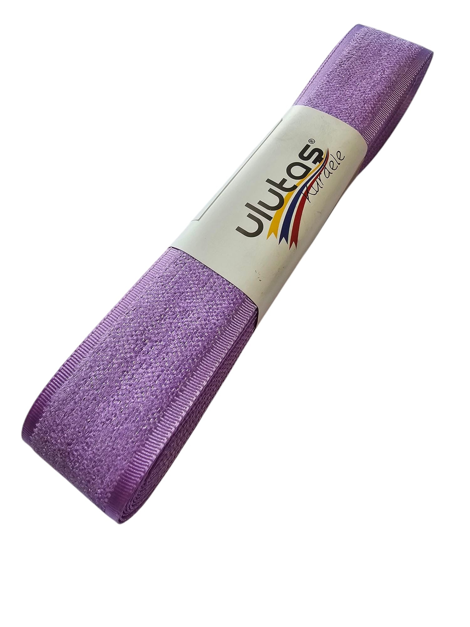 Kadife Efektli Kurdele Lila Renk 2.5 cm 5 Metre ( Ulutaş )