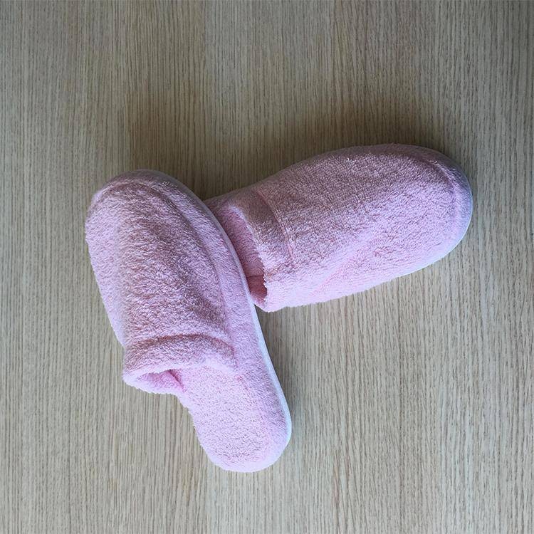 Kalın Taban Havlu Terlik Pembe 39-40