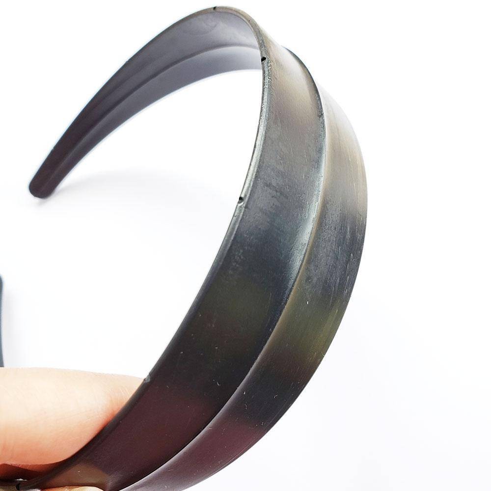 Plastik Taç 3,5 cm Siyah 1 Adet ( Ham Boş Taç )