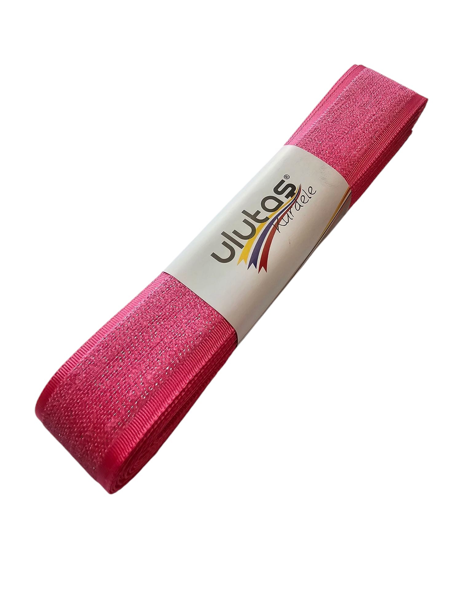 Kadife Efektli Kurdele Fuşya Renk 2.5 cm 5 Metre ( Ulutaş )