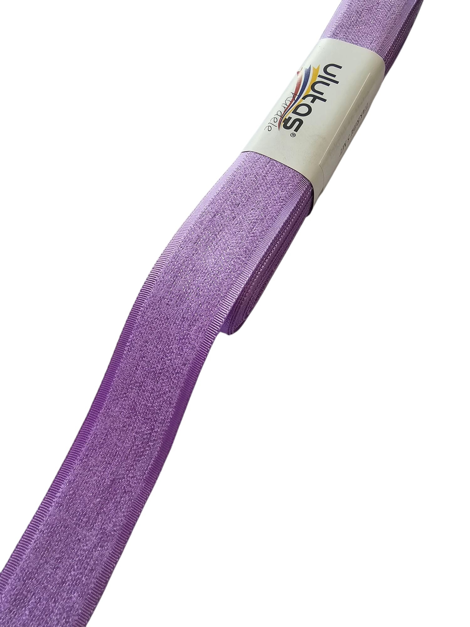 Kadife Efektli Kurdele Lila Renk 2.5 cm 5 Metre ( Ulutaş )