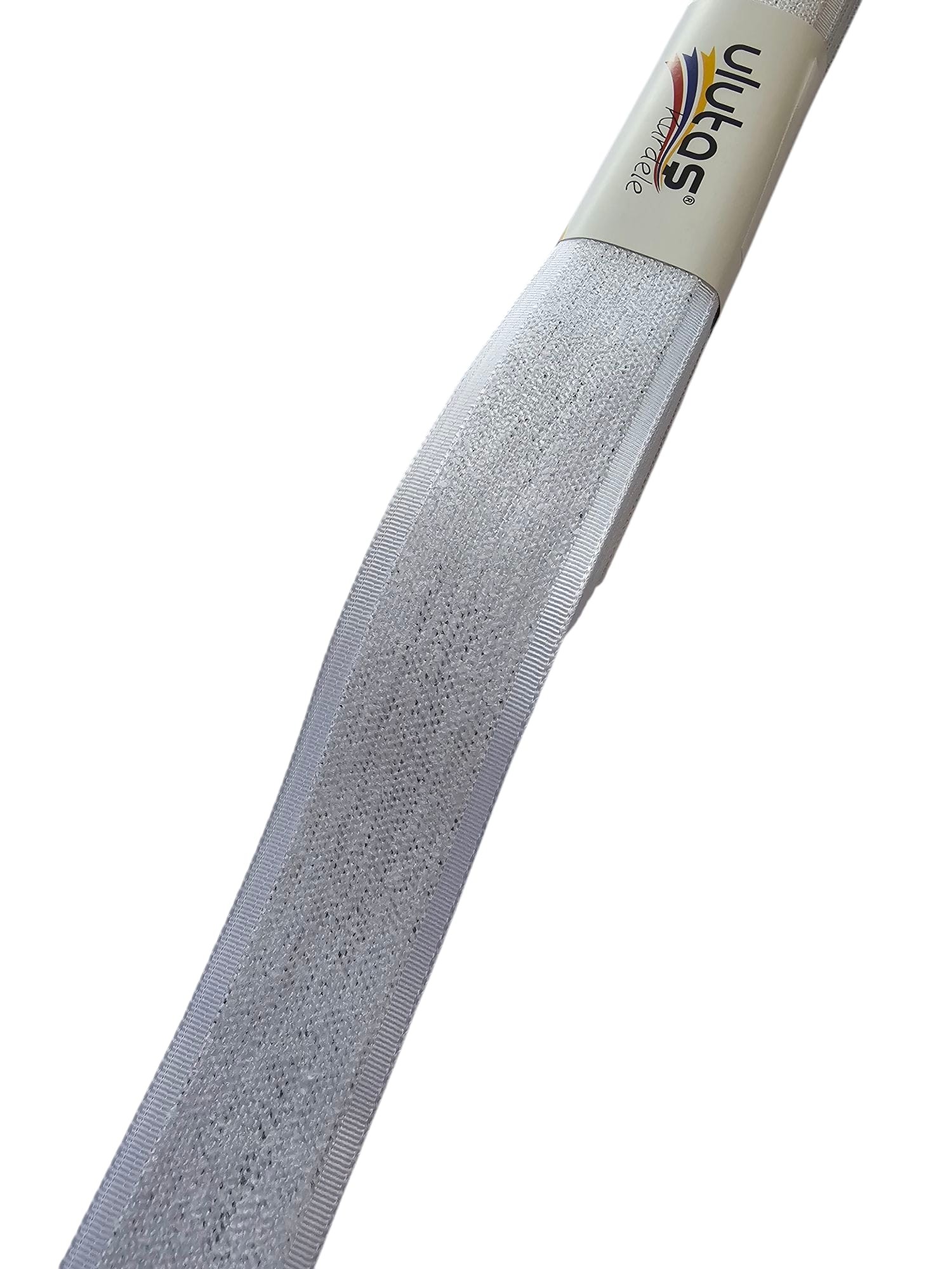 Kadife Efektli Kurdele Kırık Beyaz Renk 2.5 cm 5 Metre ( Ulutaş )