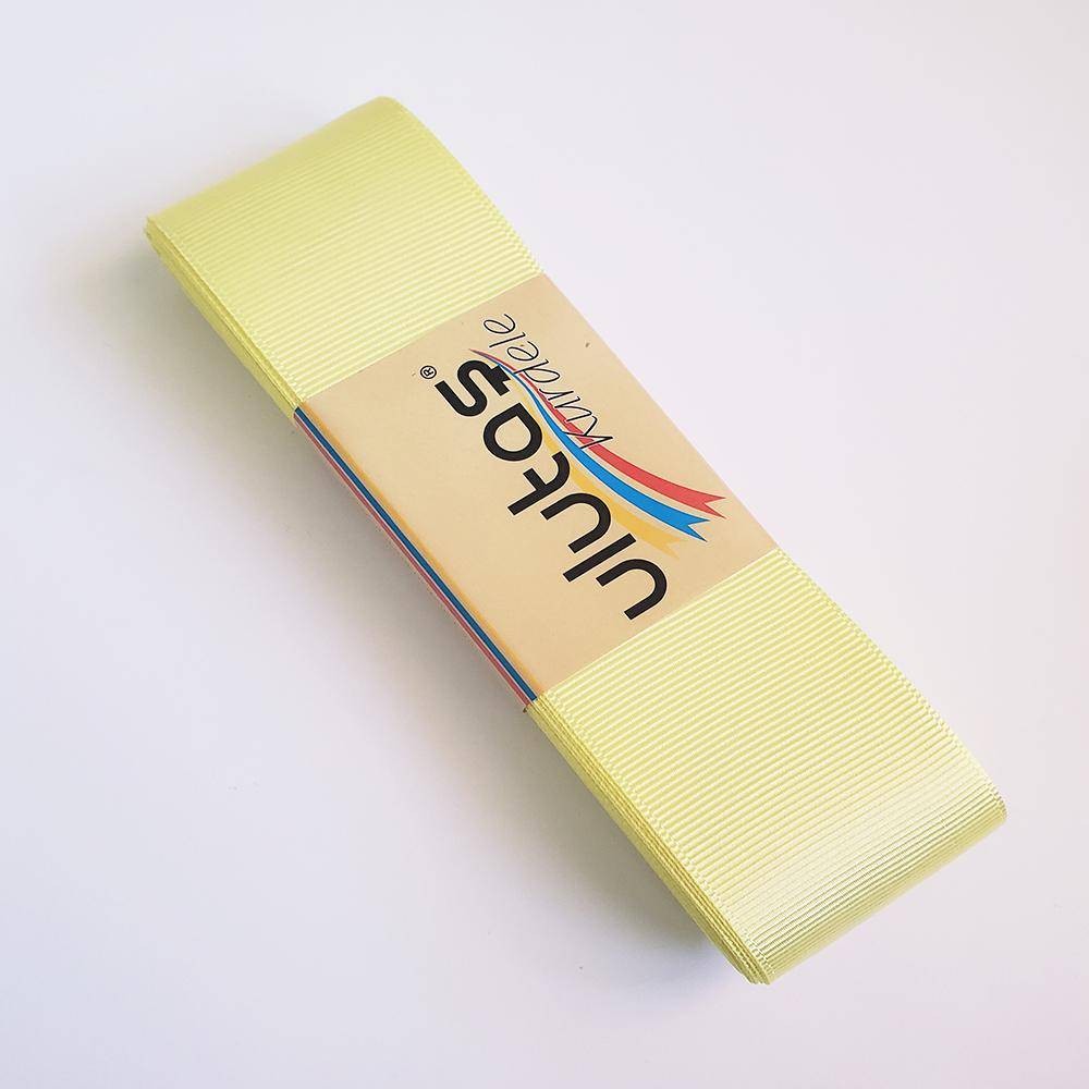 Grogren Kurdele 4 cm Açık Sarı 10 Metre ( Ulutaş )