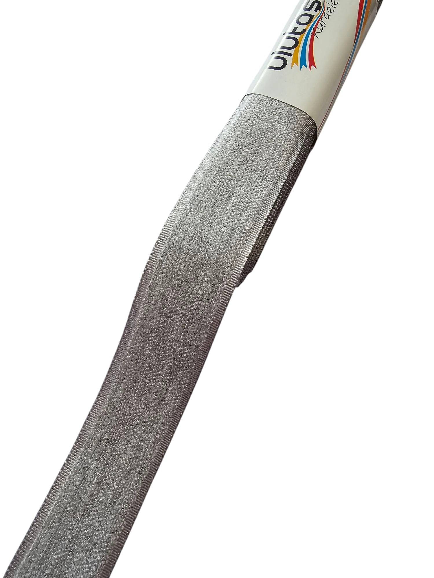 Kadife Efektli Kurdele Gri Renk 2.5 cm 5 Metre ( Ulutaş )