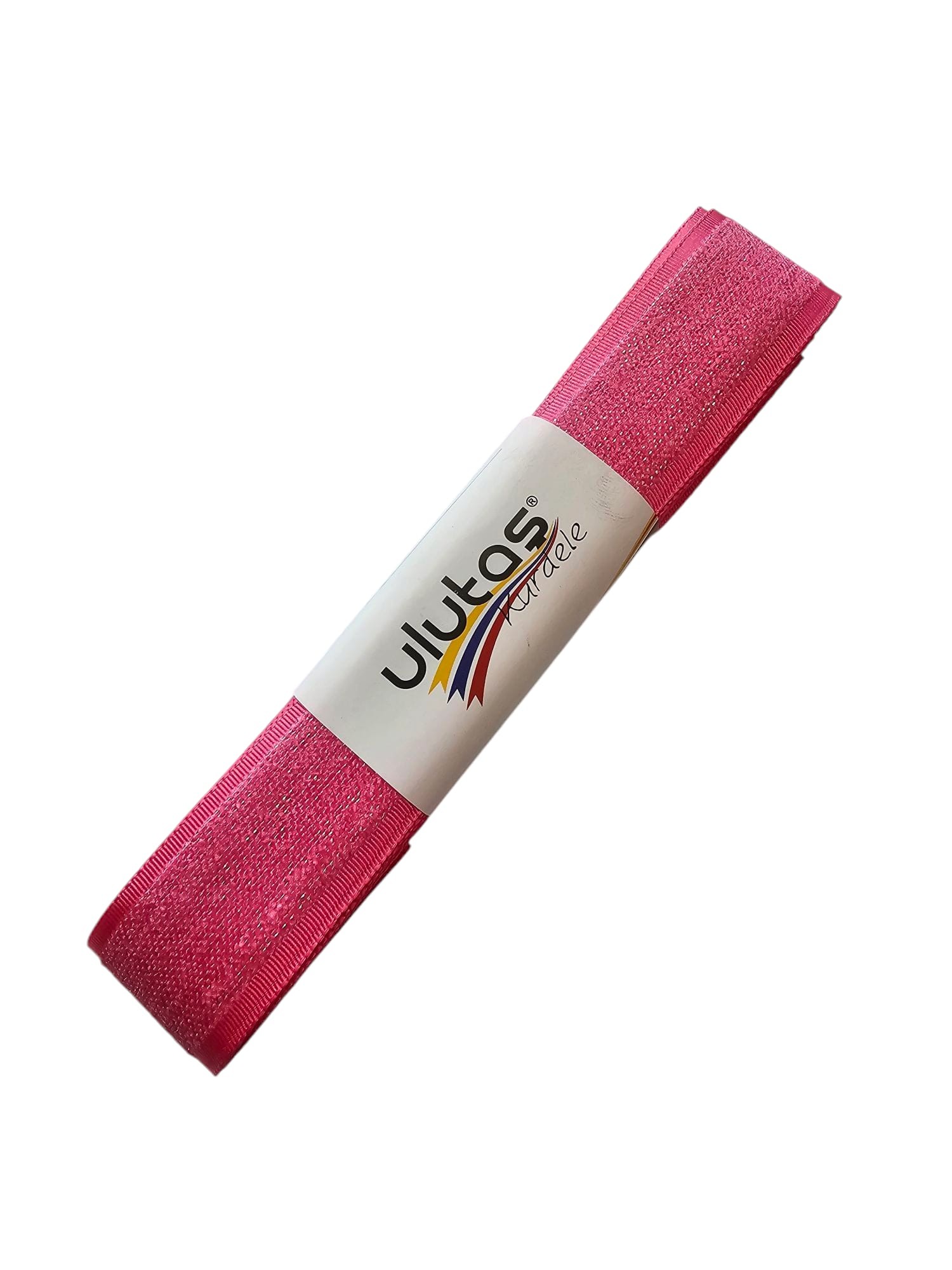 Kadife Efektli Kurdele Fuşya Renk 2.5 cm 5 Metre ( Ulutaş )