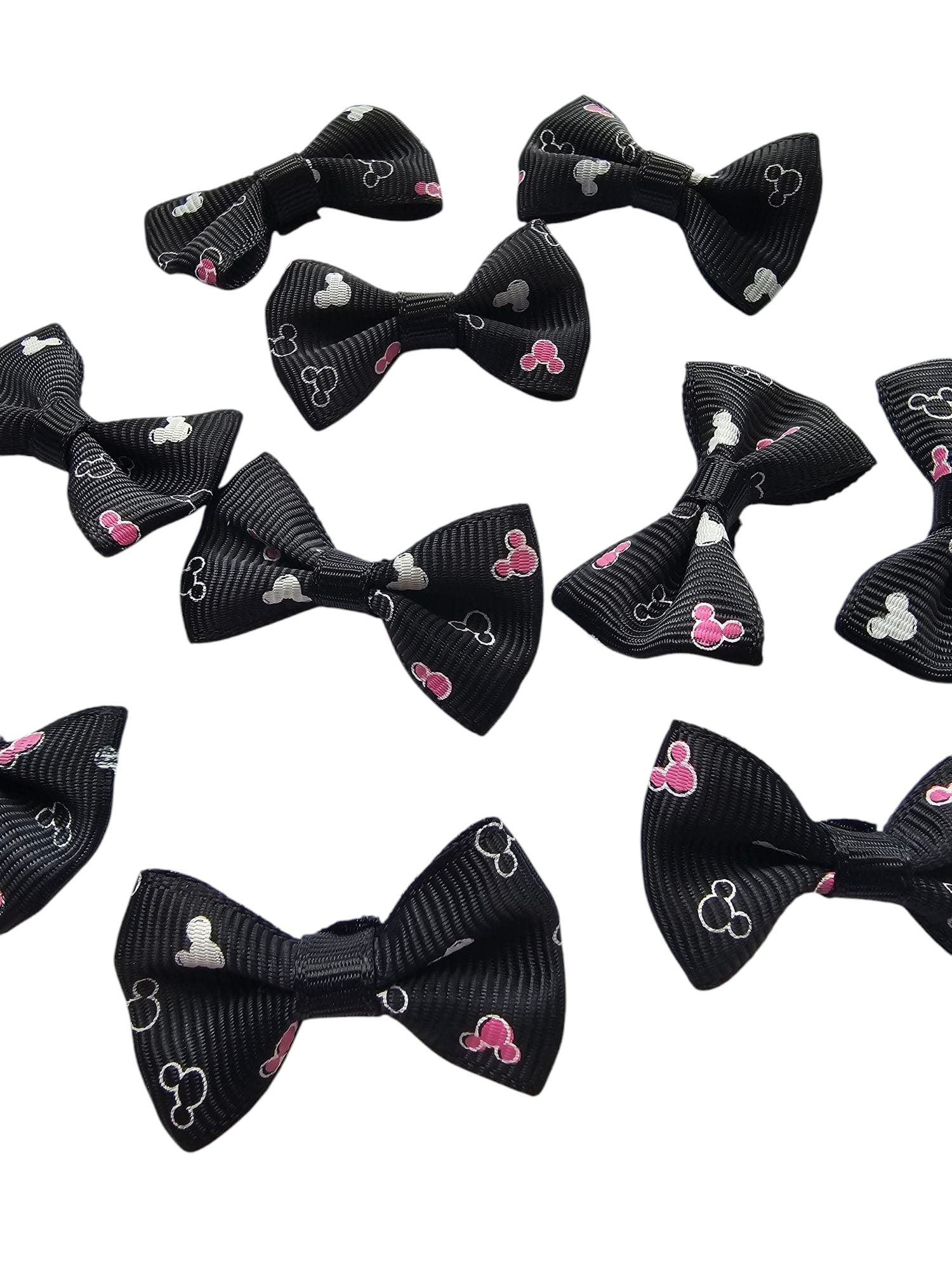 Grogren Fiyonk Mıckey Mouse Desenli Siyah 10 Adet