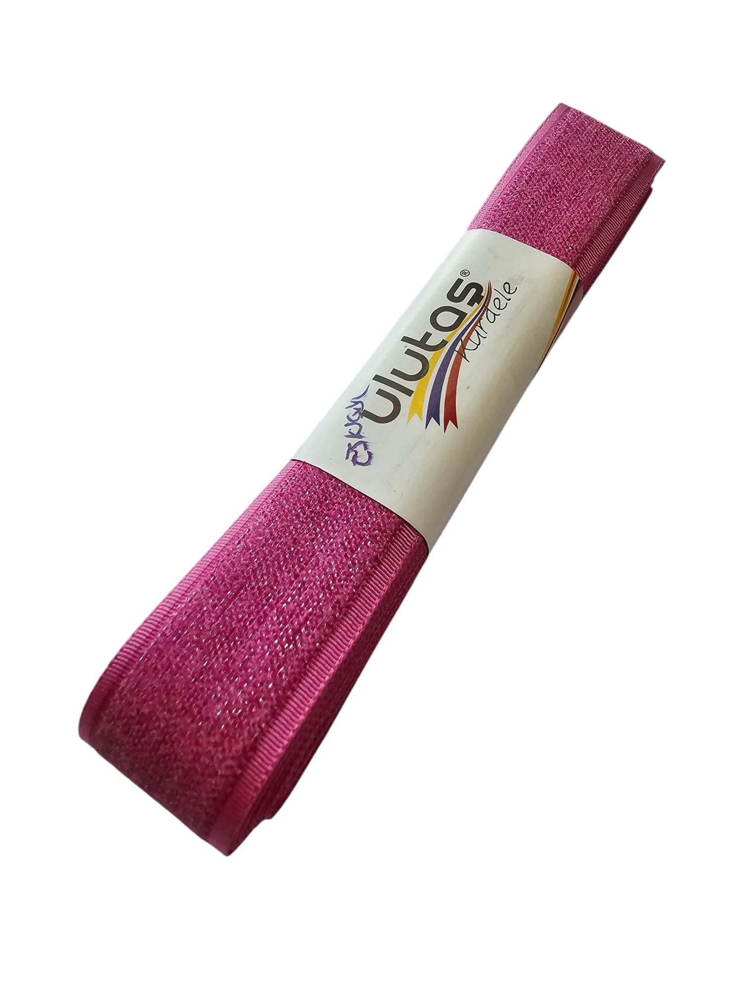 Kadife Efektli Kurdele Eski Gül Renk 2.5 cm 5 Metre ( Ulutaş )