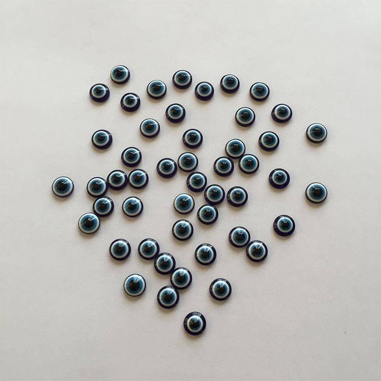 Yarım Nazar Boncuğu 8mm 100 adet