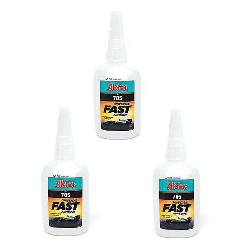 Akfix Jel ( Hızlı ) Yapıştırıcı 50 Gr 3 Adet