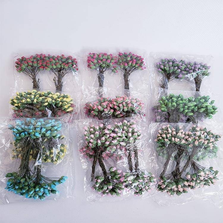 Kağıt Mini Lale ( Çiçek ) 120 li