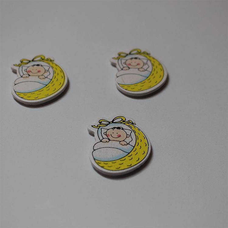 Yapışkanlı Kundakta Bebek Sticker 1 Paket