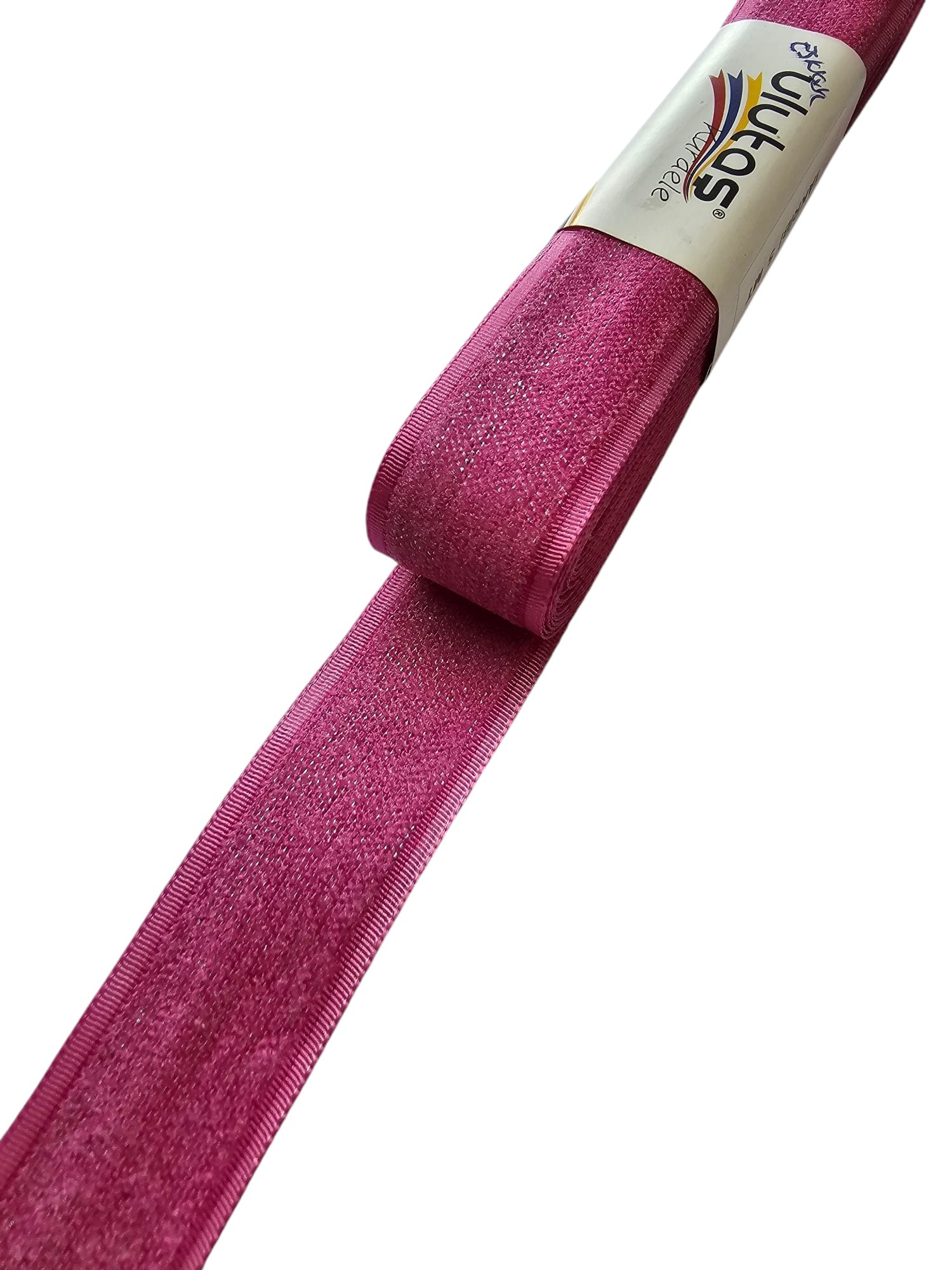 Kadife Efektli Kurdele Eski Gül Renk 2.5 cm 5 Metre ( Ulutaş )