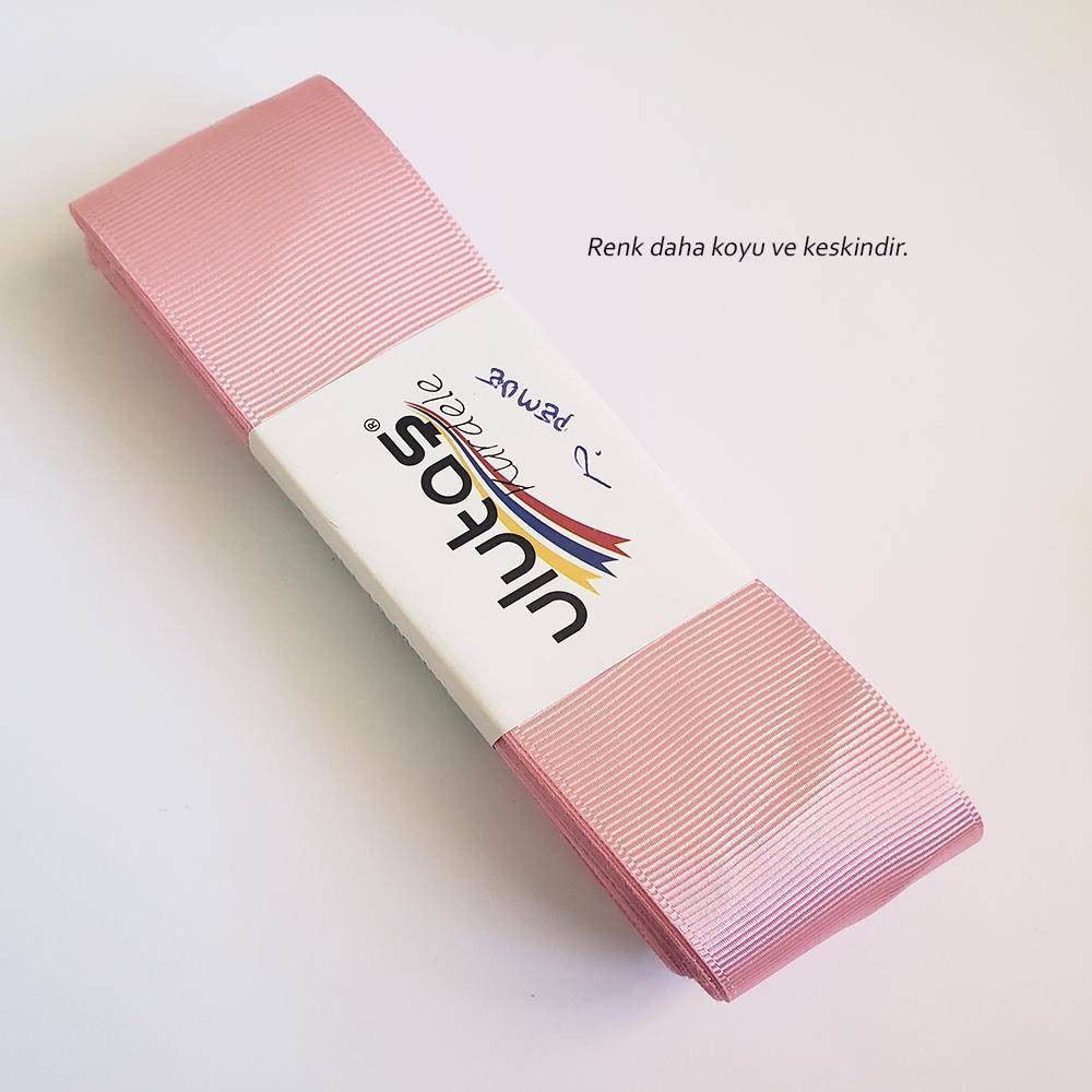 Grogren Kurdele 4 cm 10 Metre Pembe