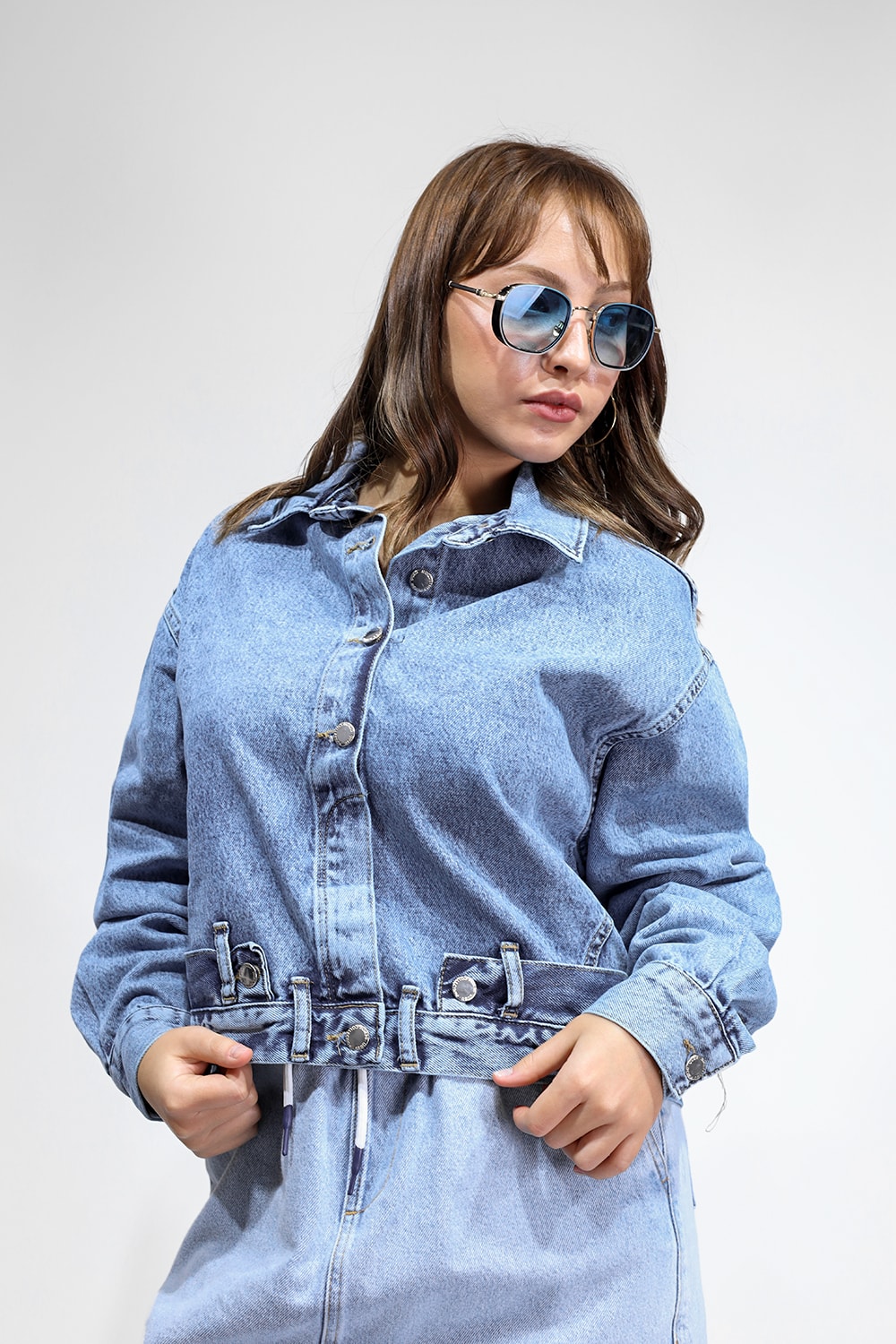 Quzu Marka Kadın Denim Mont