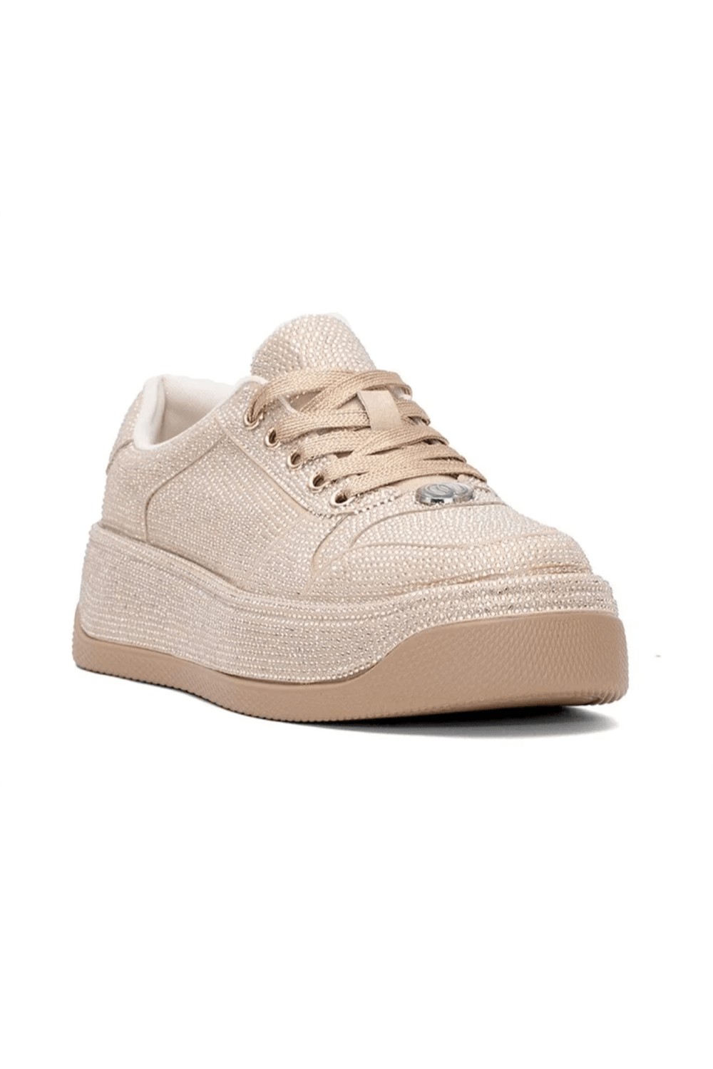 Guja 25Y451-10 Altın Kadın Taşlı Casual Sneakers
