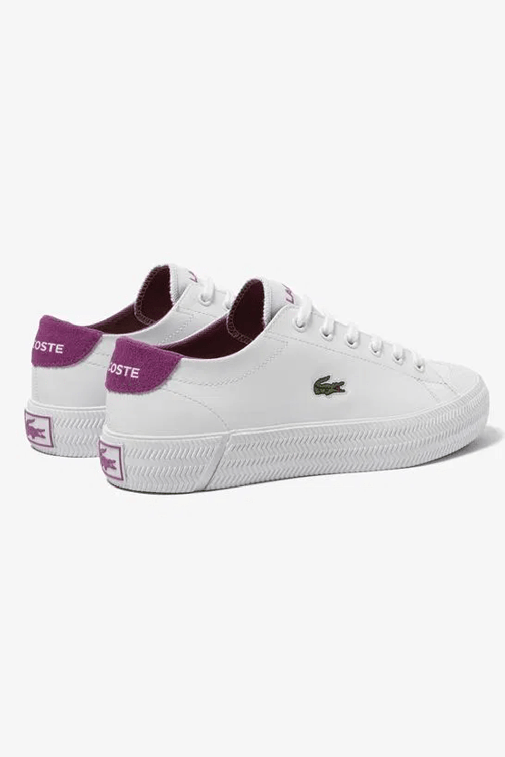 Lacoste Gripshot Kadın Beyaz - Mor Sneaker