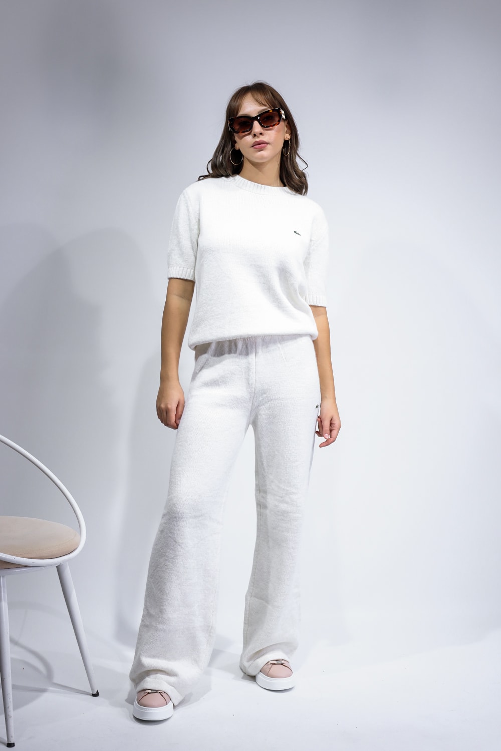 Orjinal Marka Triko Yapılı Kadın İkili Takım