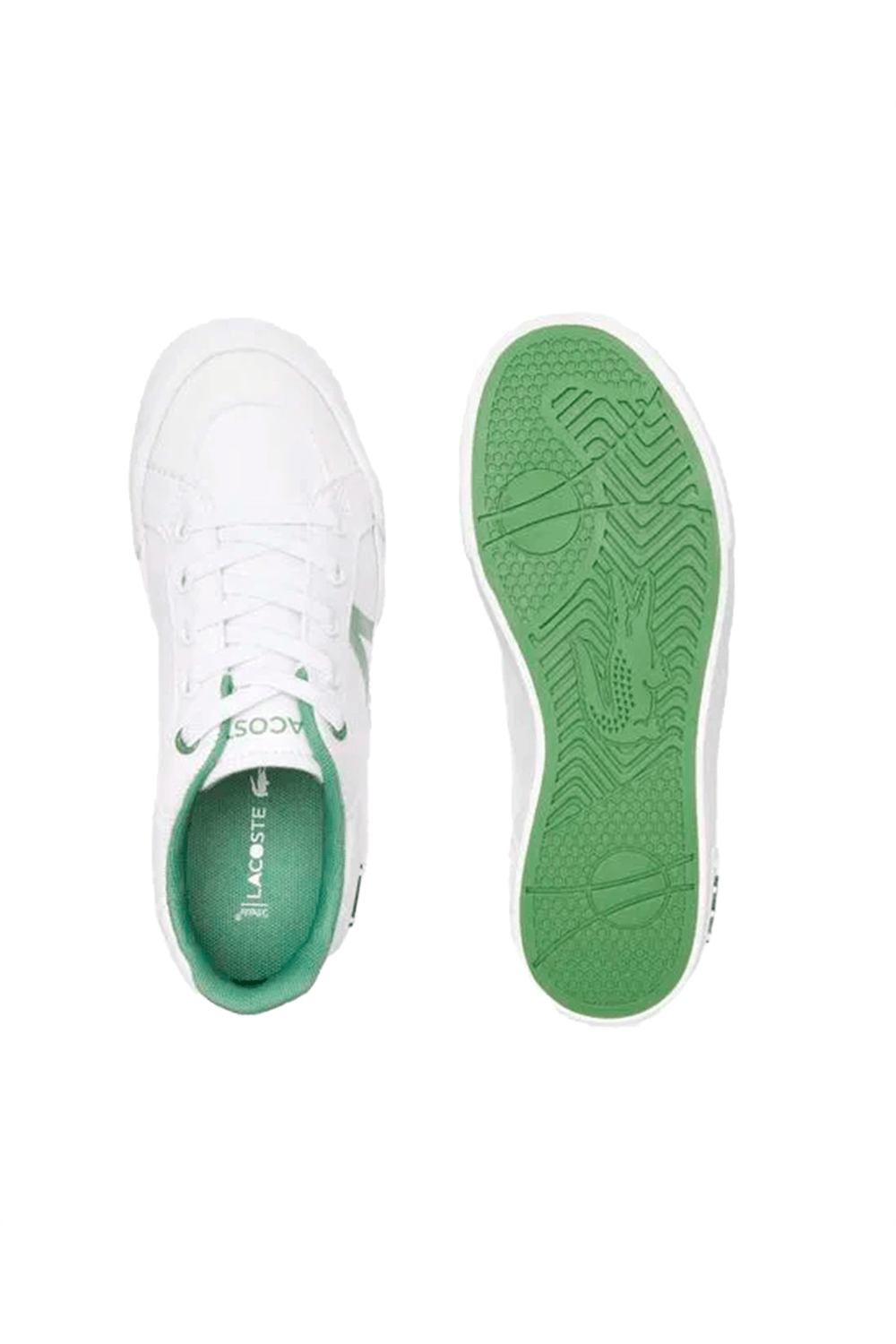 Lacoste L004 Çocuk Beyaz Sneaker