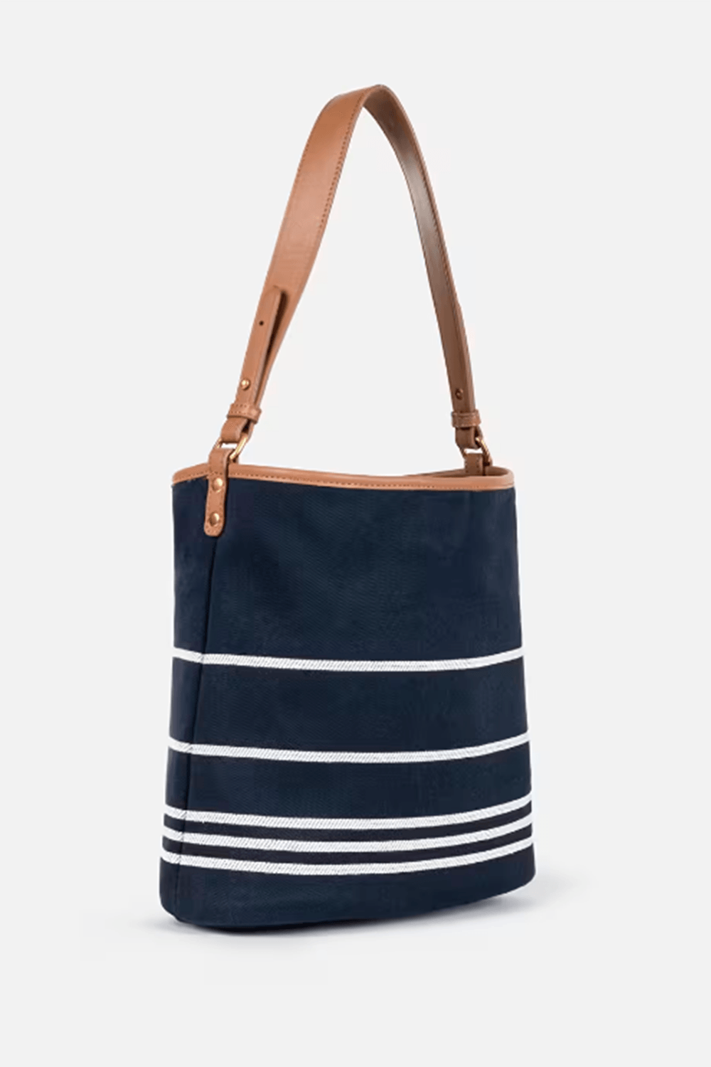 Çizgili Bucket Çanta
