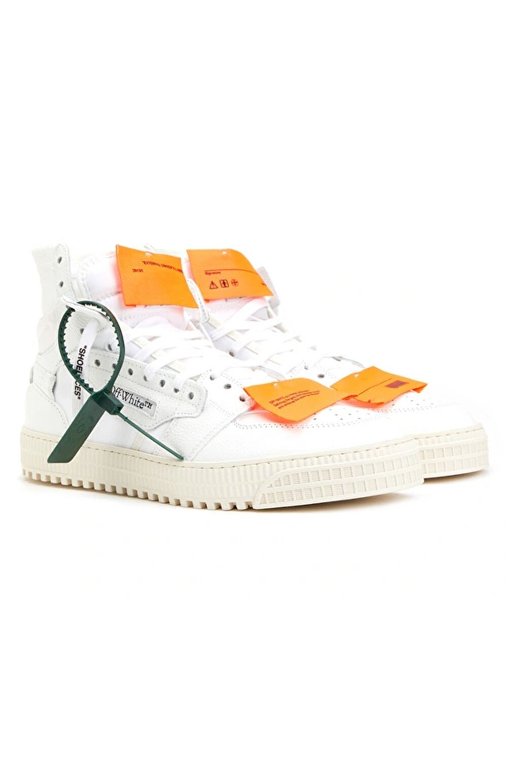 Off-White Beyaz Logo Detaylı Kadın Deri Sneaker