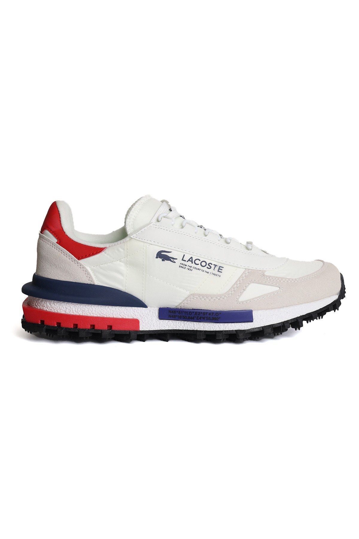 Lacoste Sport Elite Active Beyaz-Lacivert-Kırmızı