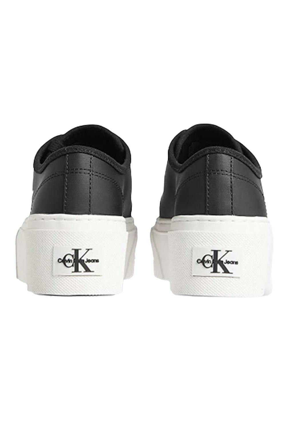 Calvin Klein Cupsole Flatform Lace-up YW0YW00766-BDS Kadın Spor Ayakkabı Siyah