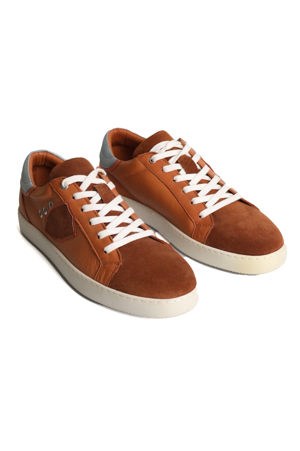 Hakiki Deri El Yapımı Ortapedik Tabanlı Taba Erkek Sneakers
