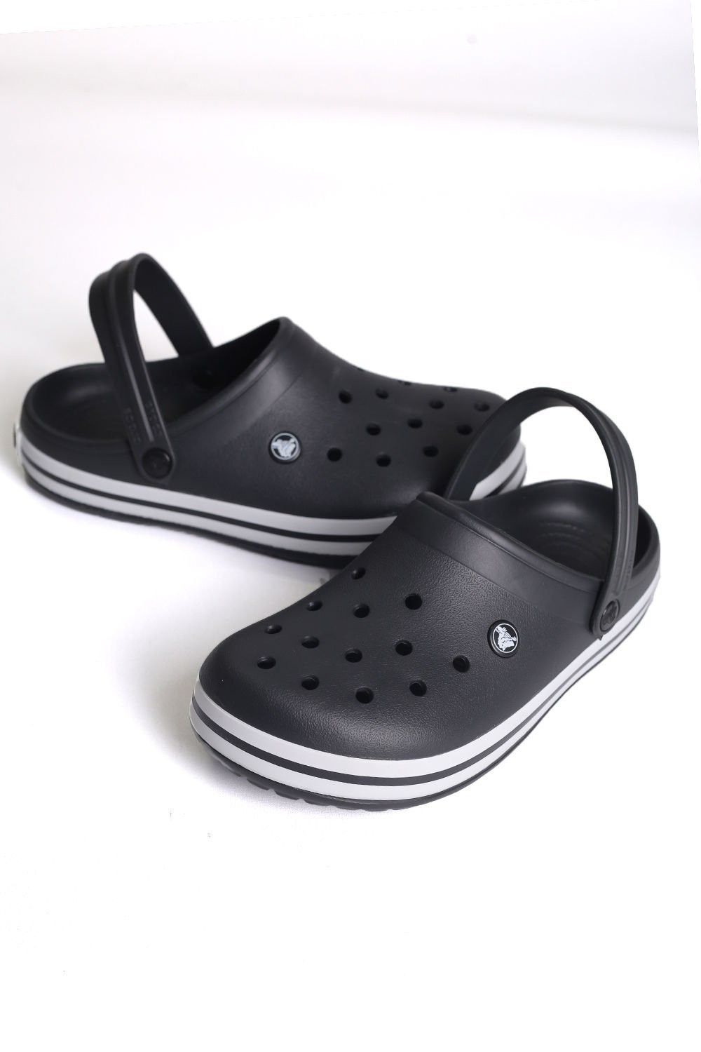 Crocs Eva Siyah-Beyaz Unisex Terlik