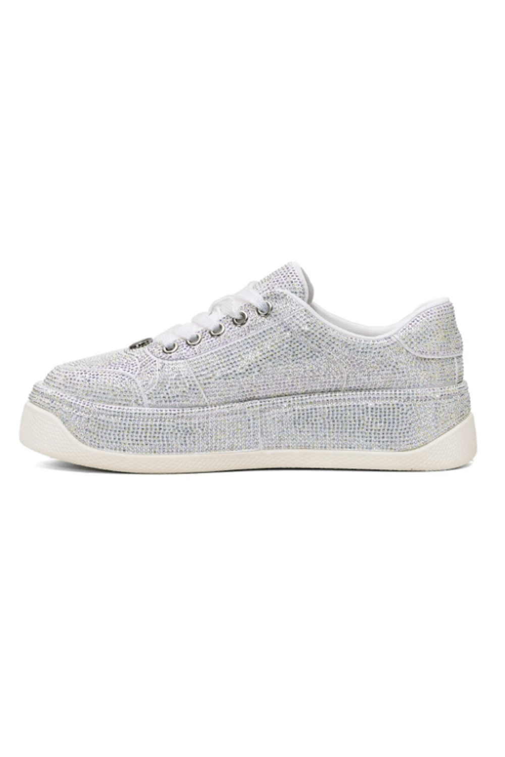Guja 25Y451-10 Gümüş Kadın Taşlı Casual Sneakers