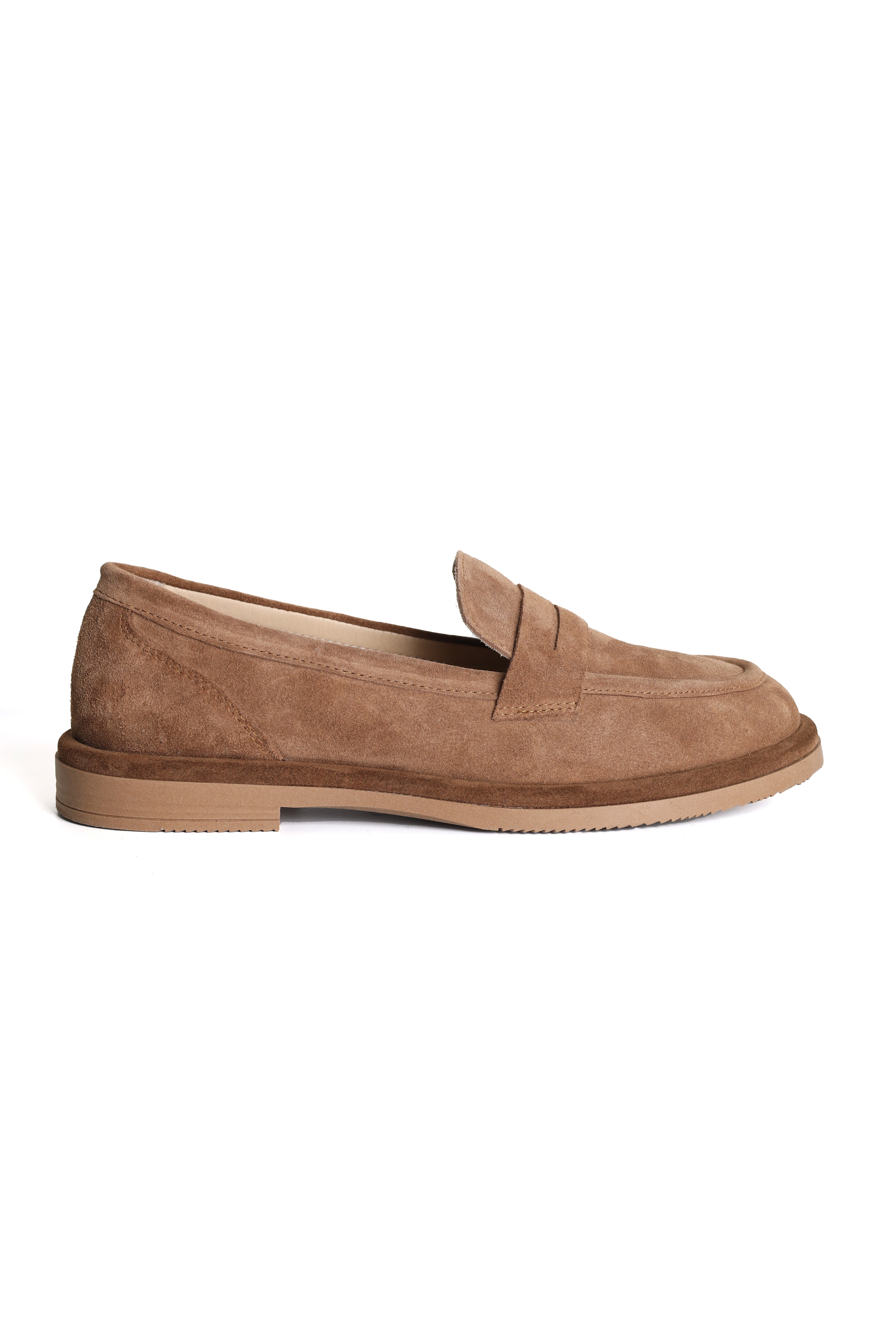 Hakiki Deri Elastik Taban Yapılı Kadın Loafer