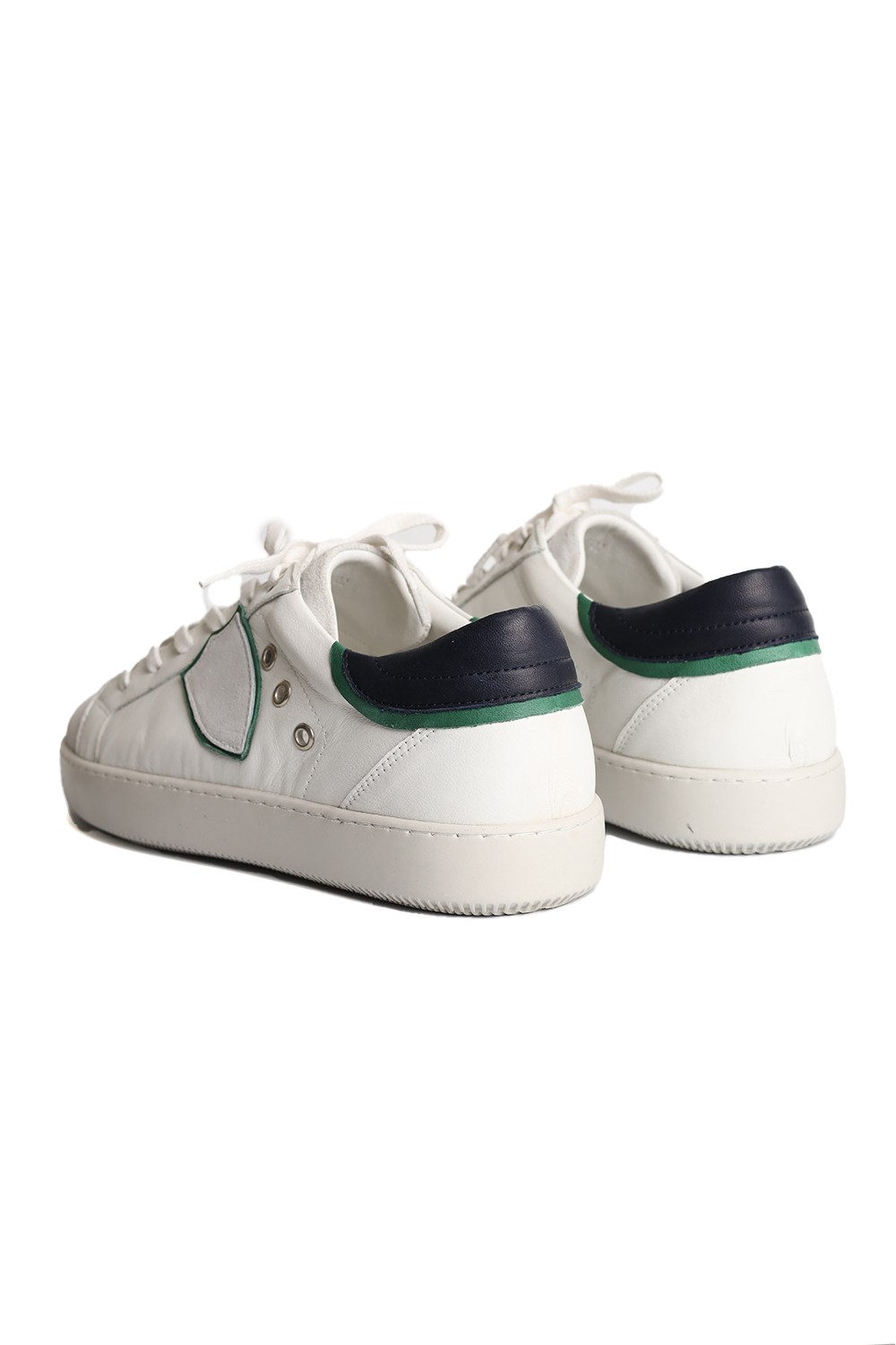 Hakiki Deri El Yapımı Ortapedik Tabanlı Beyaz Erkek Sneakers