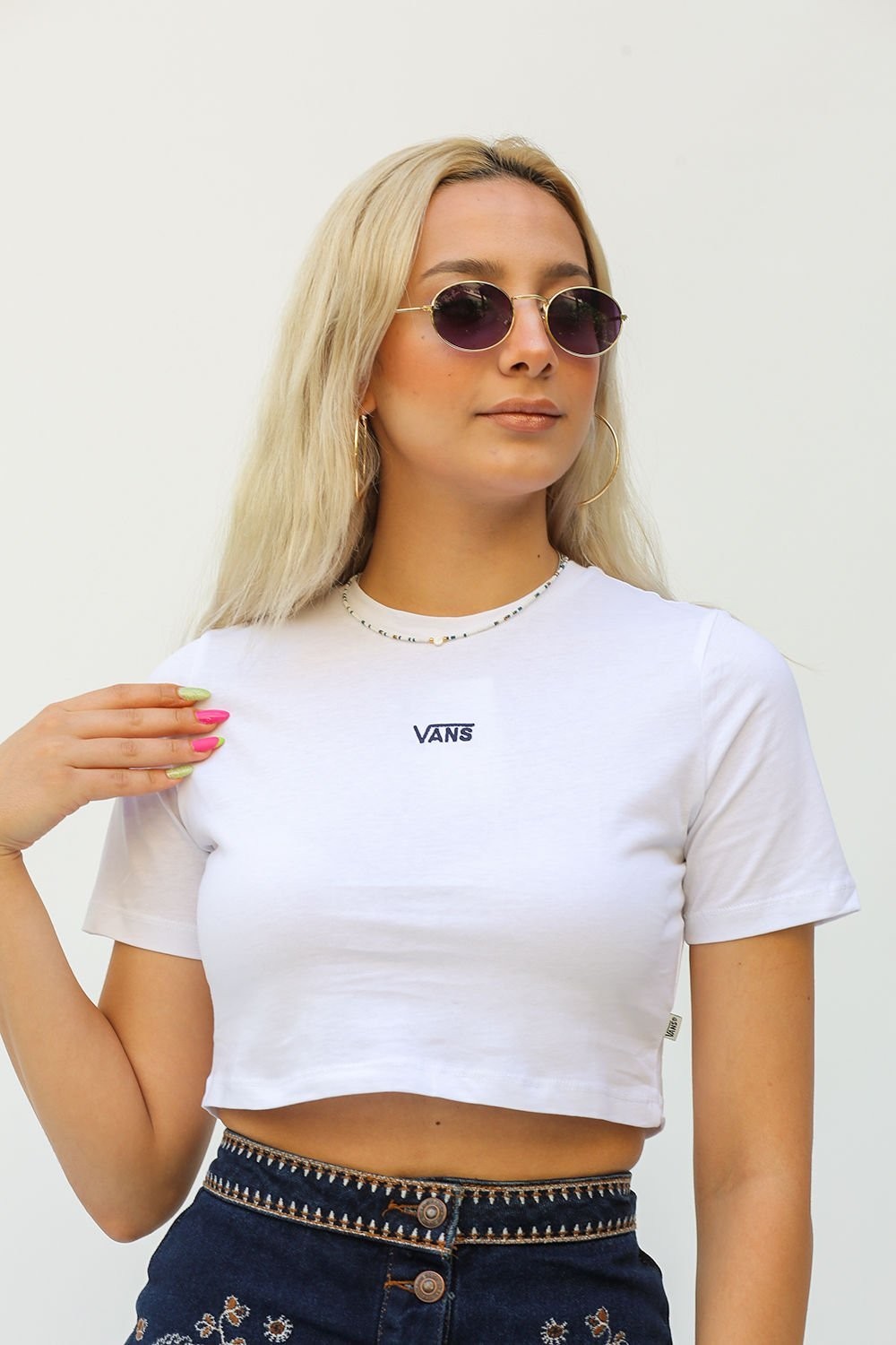 Vans Markalı Beyaz Renk Kadın Crop M024