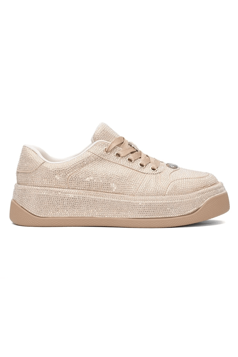Guja 25Y451-10 Altın Kadın Taşlı Casual Sneakers