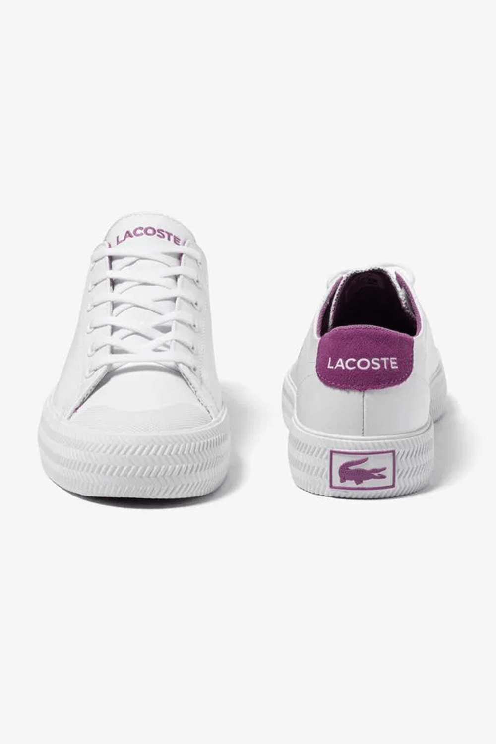 Lacoste Gripshot Kadın Beyaz - Mor Sneaker