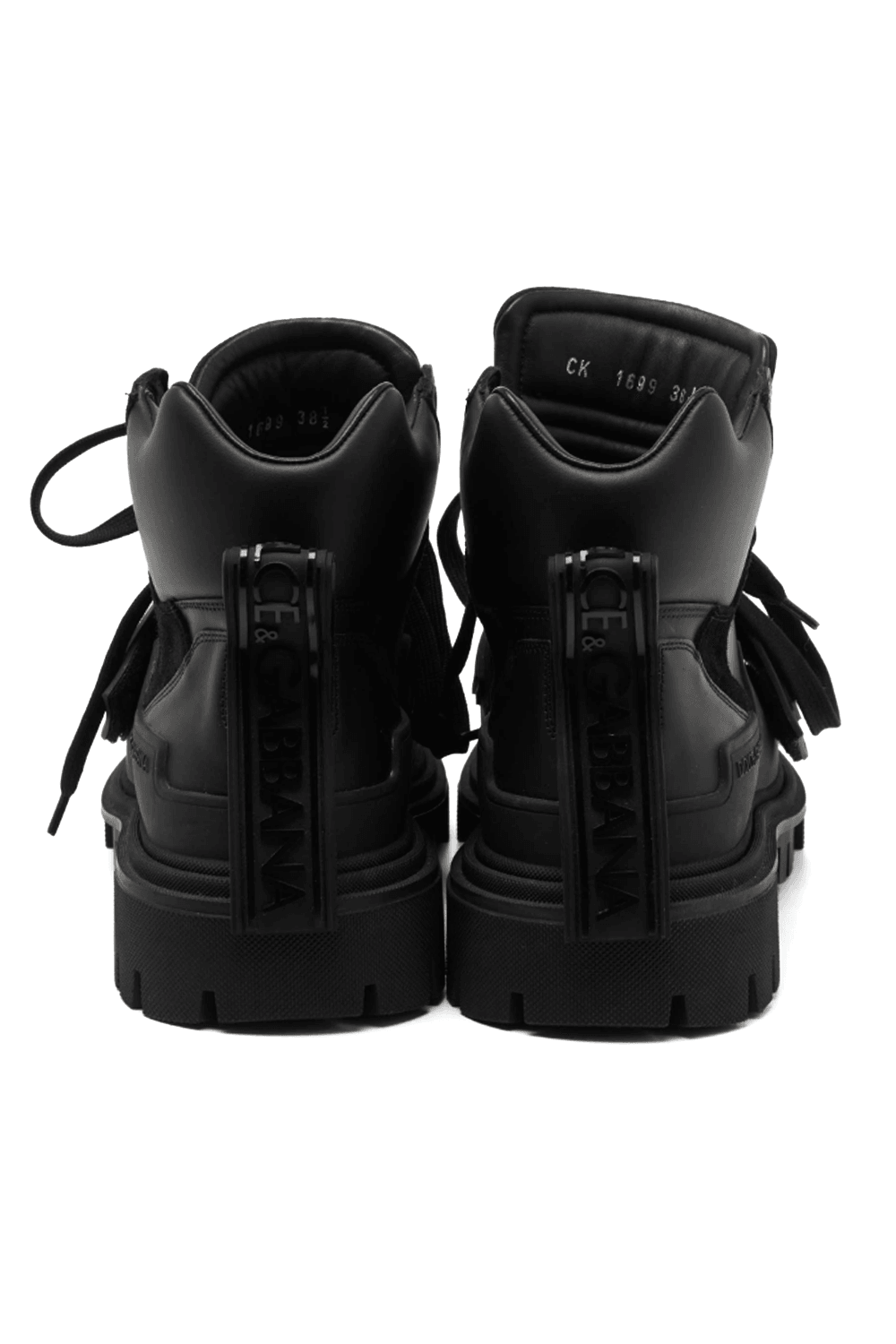 Dolce & Gabbana Logo Strap Trekking Boots